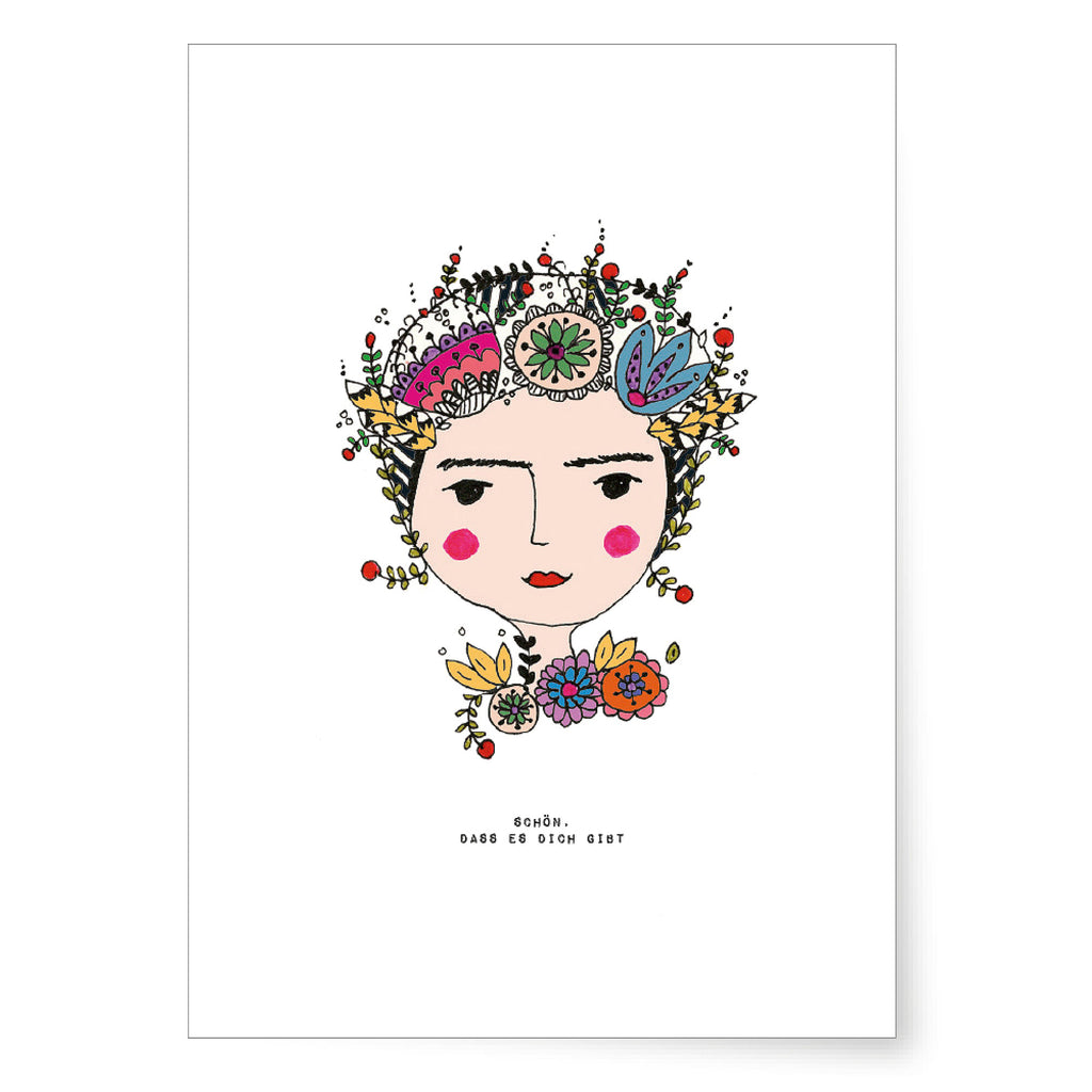 Schöne Frau | Art Print A4
