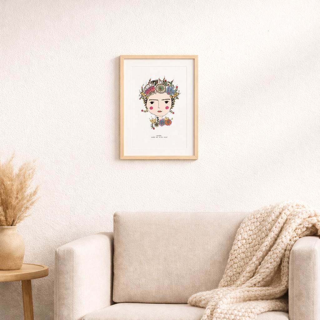 Schöne Frau | Art Print A4