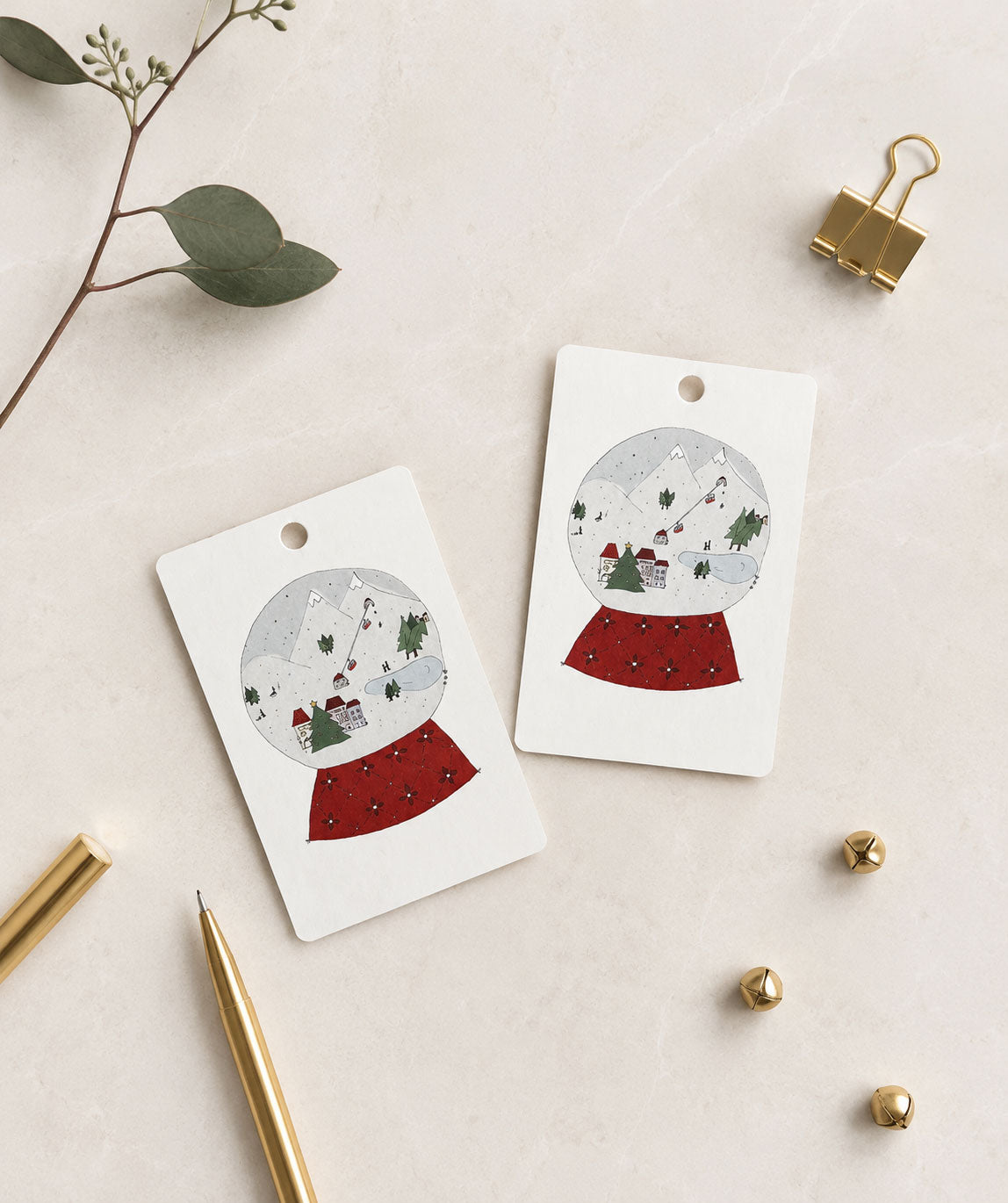 Schneekugel | Geschenkanhänger