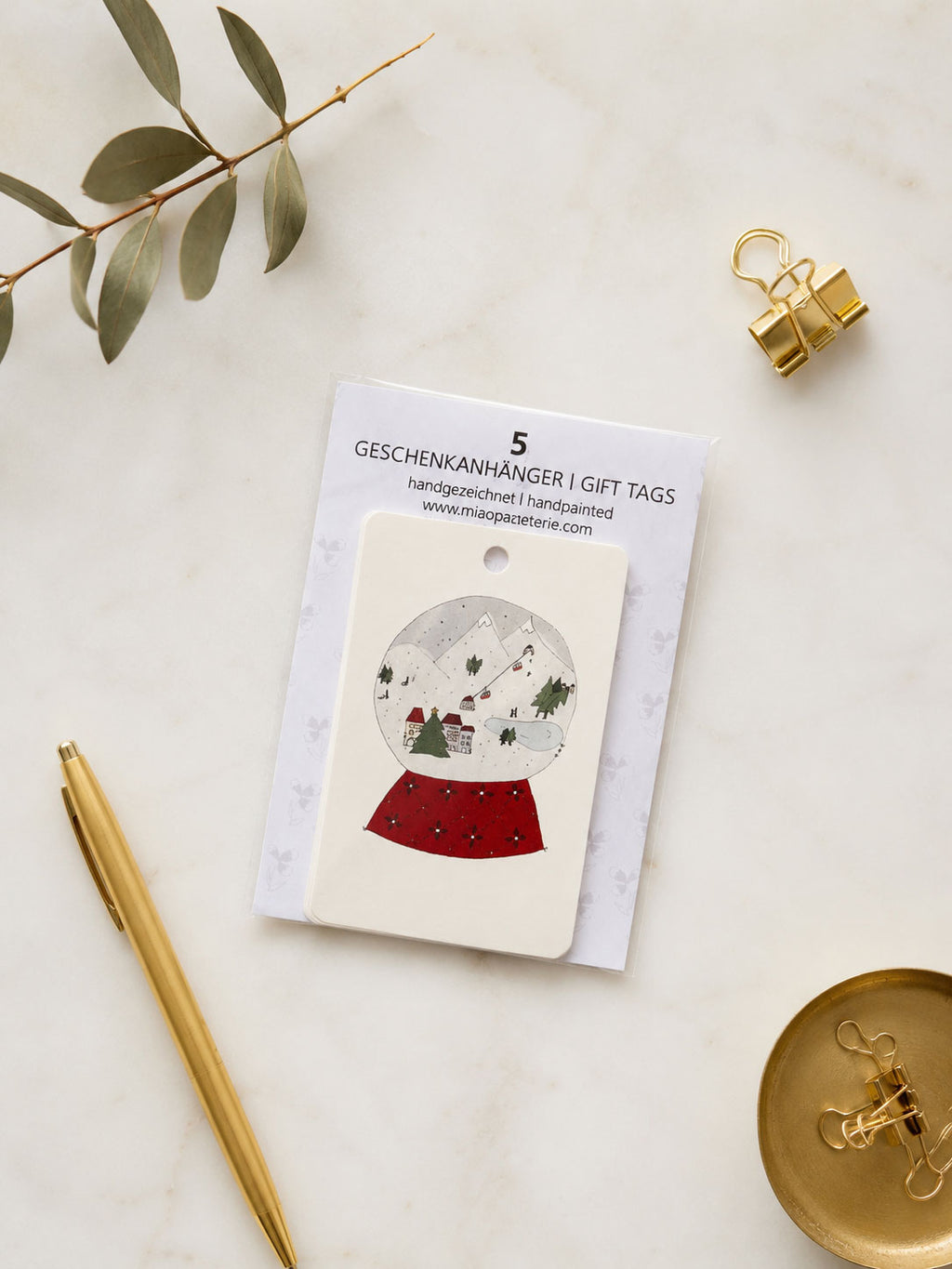 Schneekugel | Geschenkanhänger