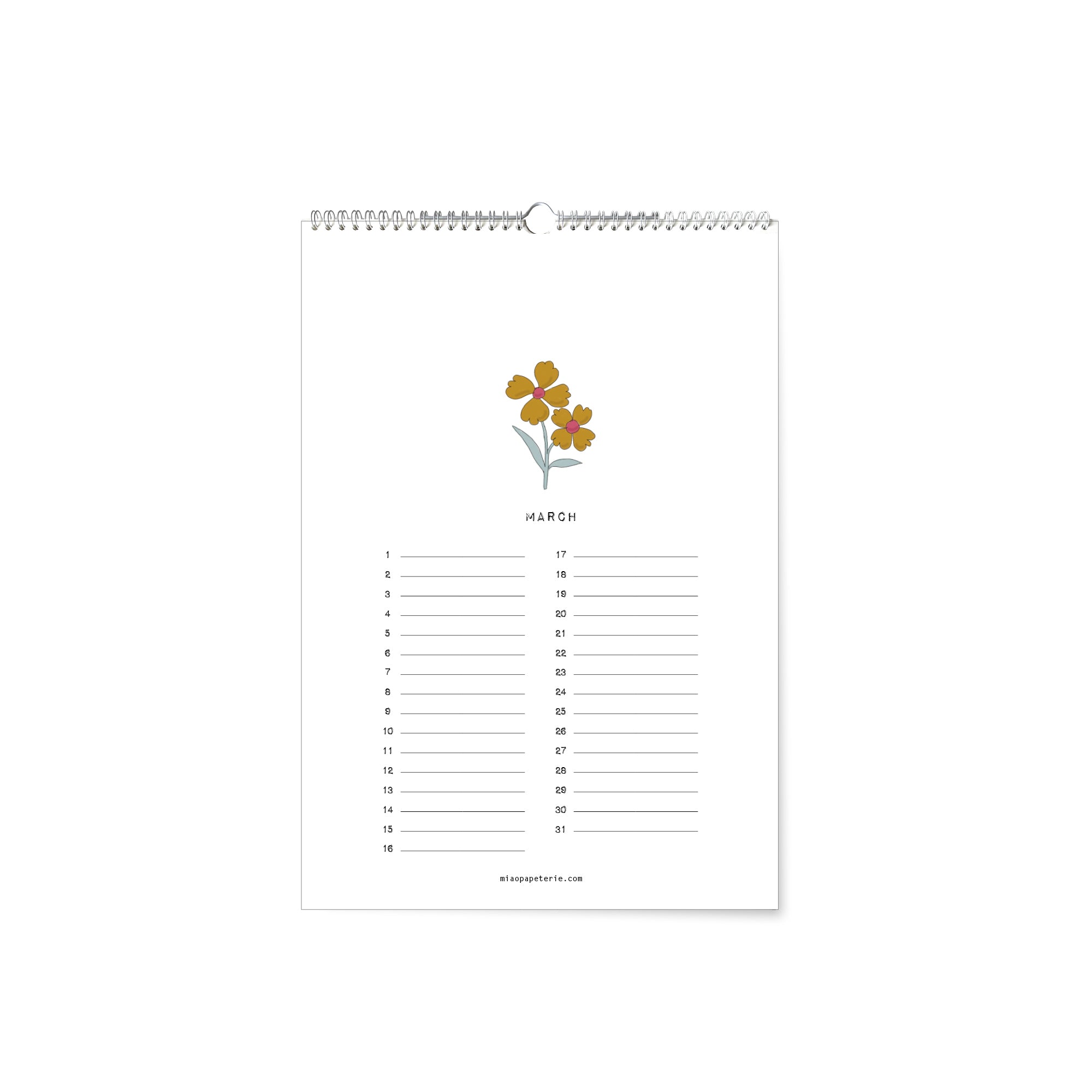 Flowers | Geburtstagskalender
