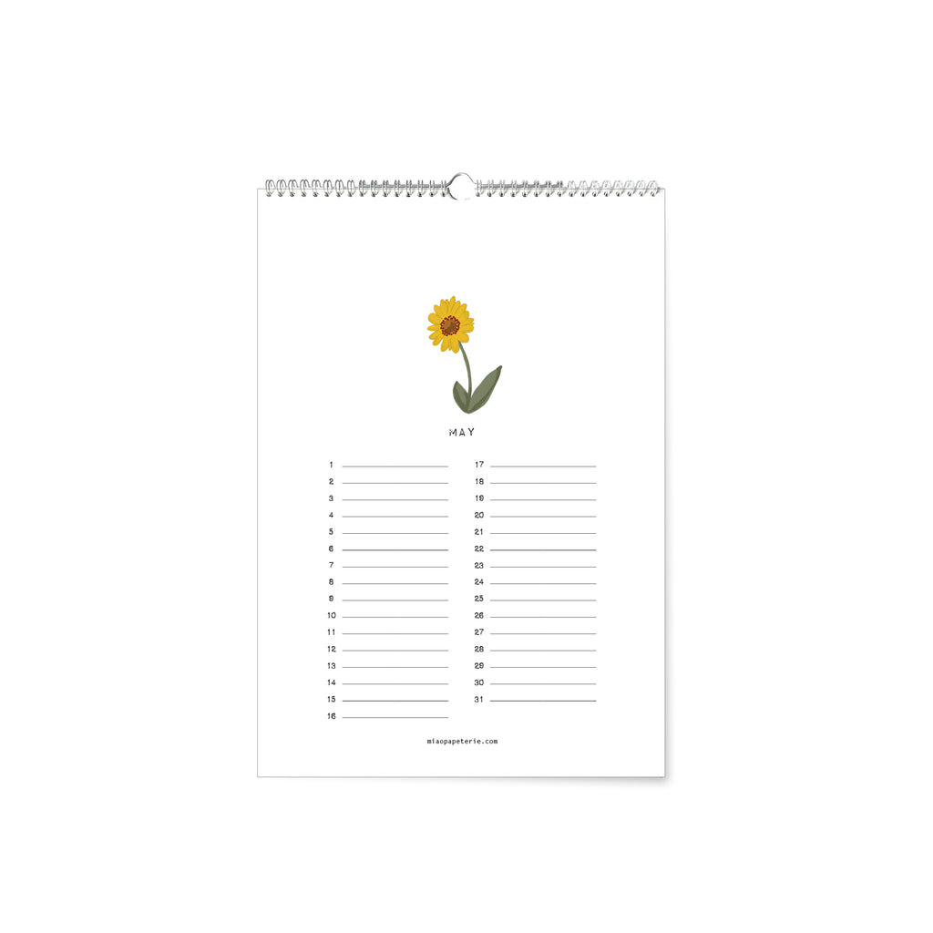 Flowers | Geburtstagskalender