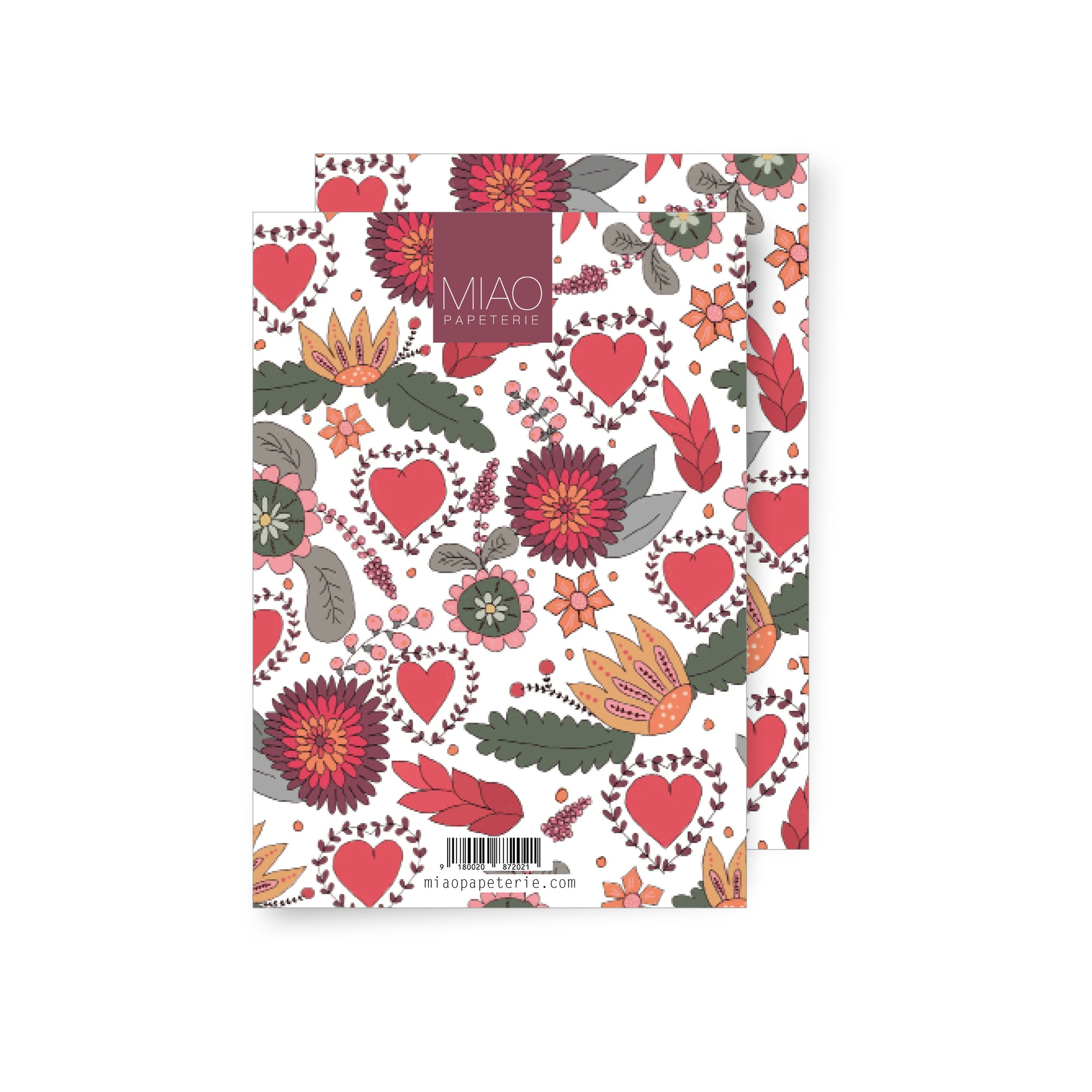 Pattern Heart | Folding Card