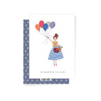 Dameballons | Klappkarte