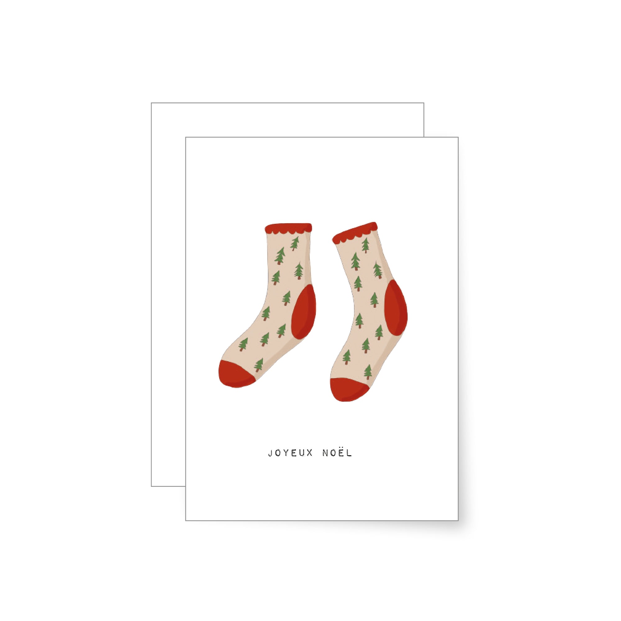 Wintersocken | Klappkarte