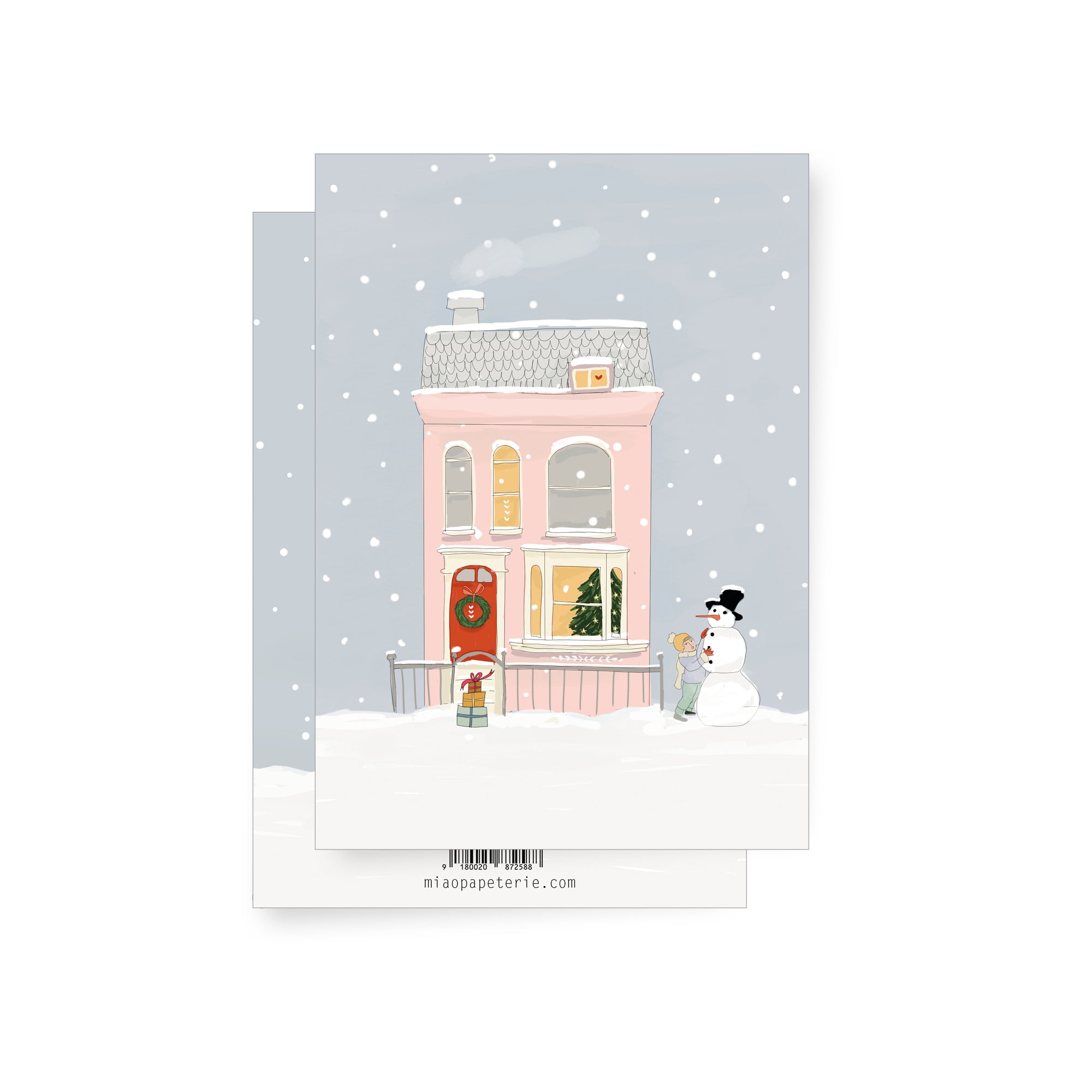 Weihnachtshaus | Klappkarte
