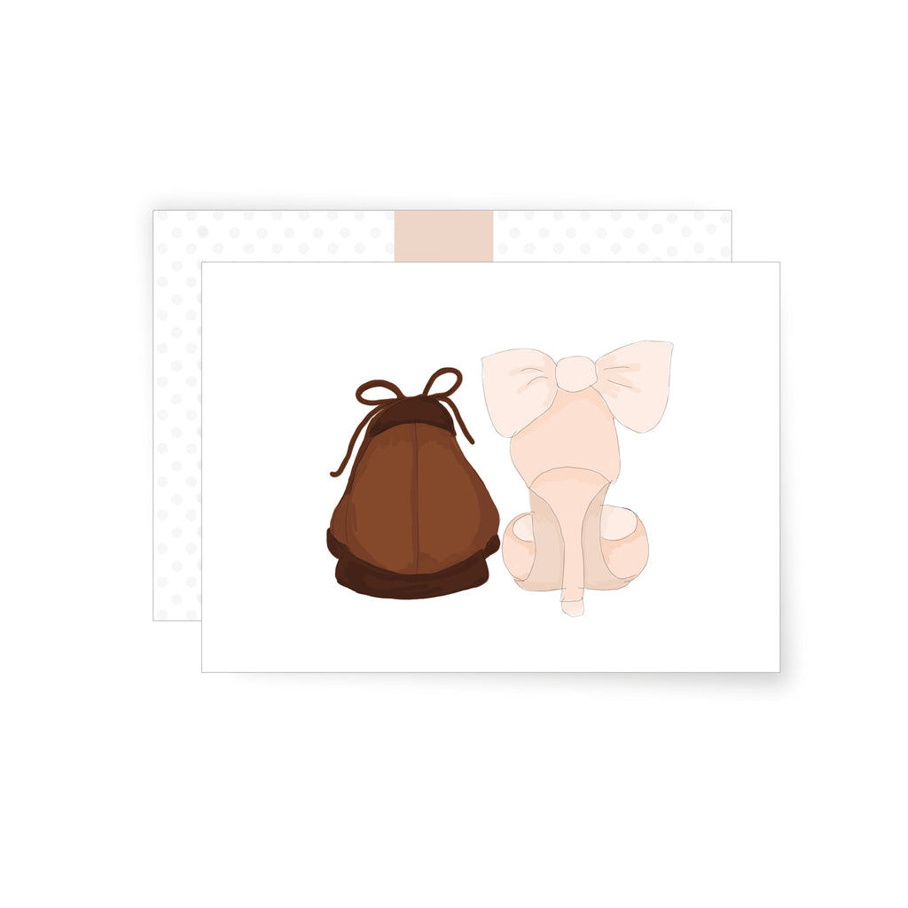 Hochzeitsschuhe | Klappkarte