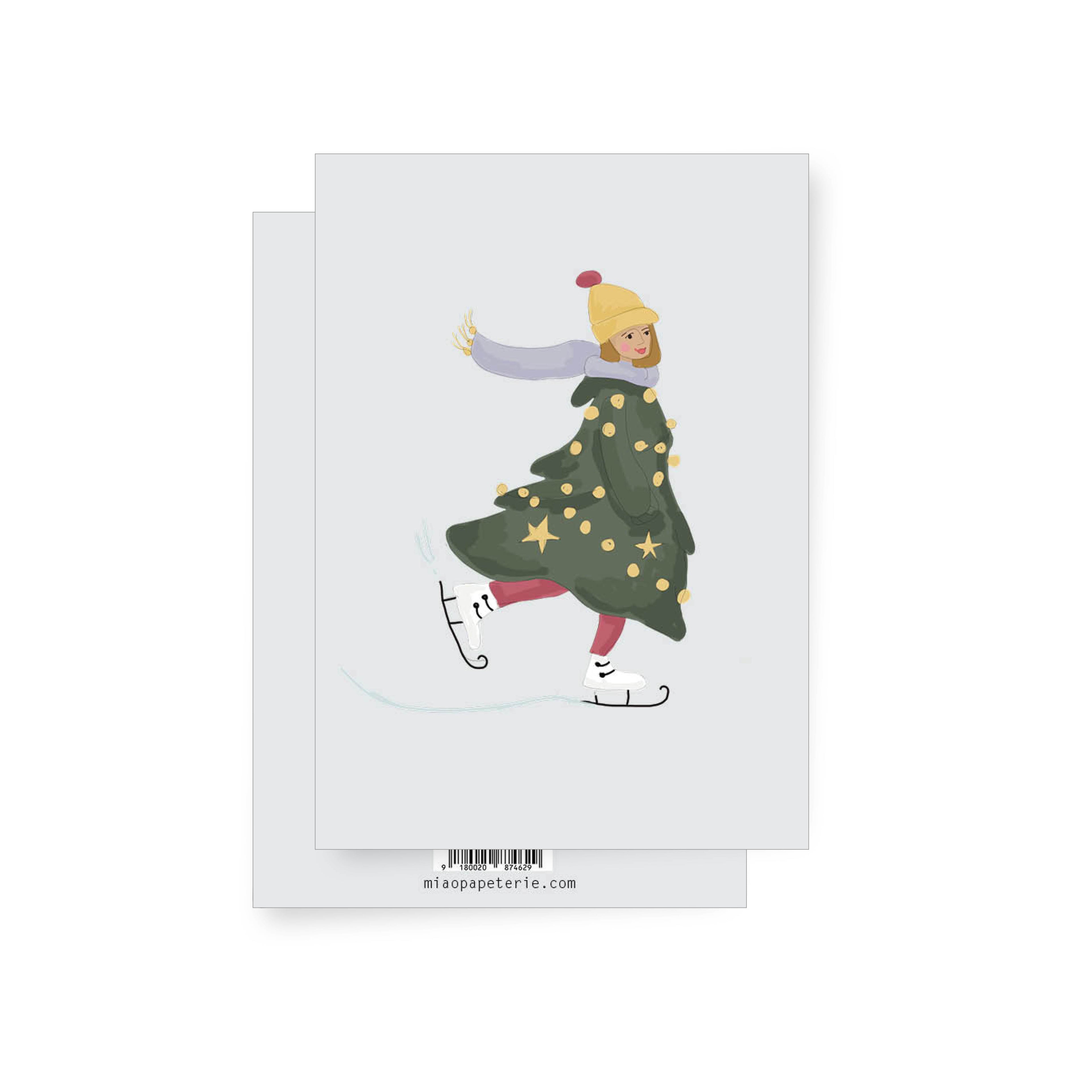 Xmas Kleid | Klappkarte