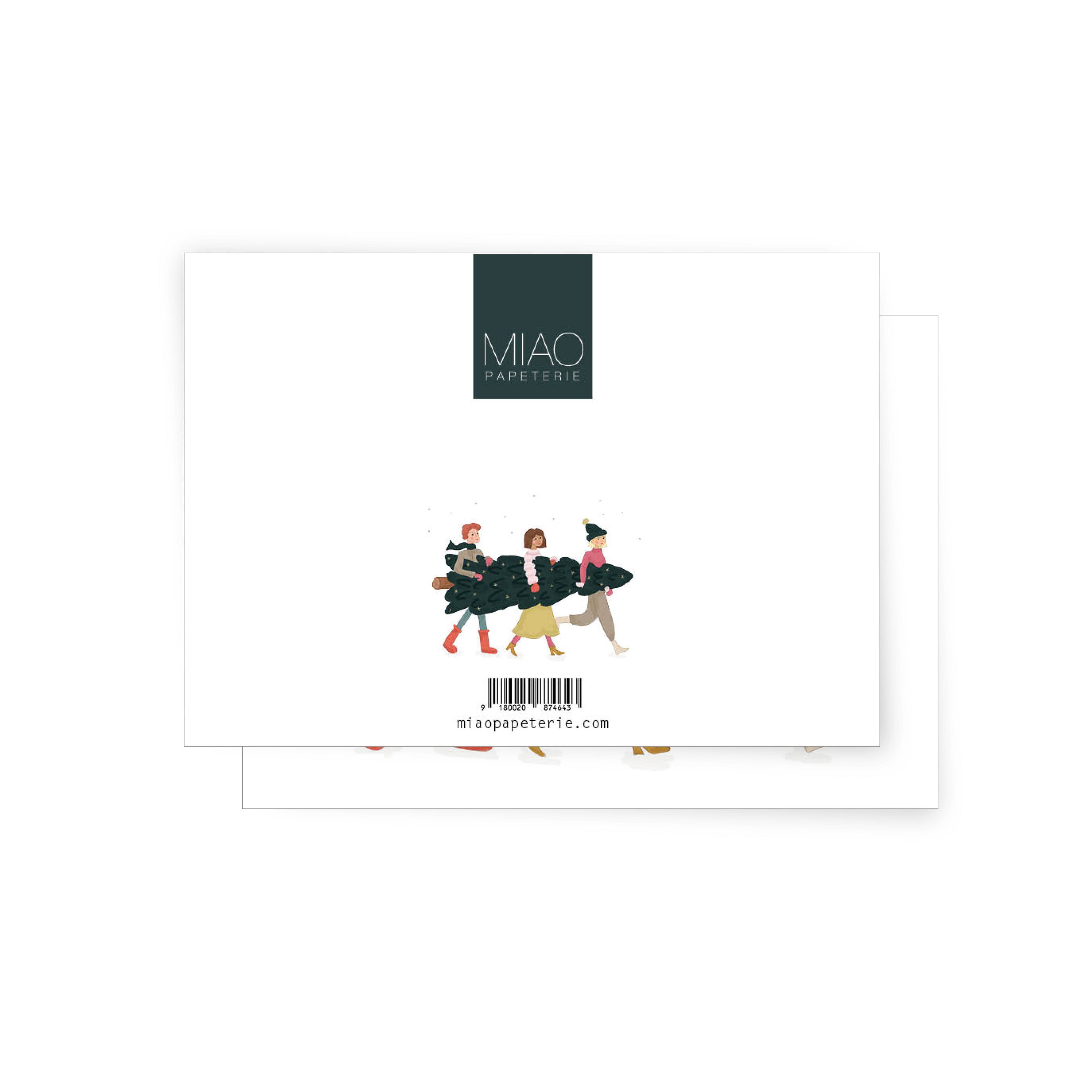 3 Friends at Christmas | Folded Card