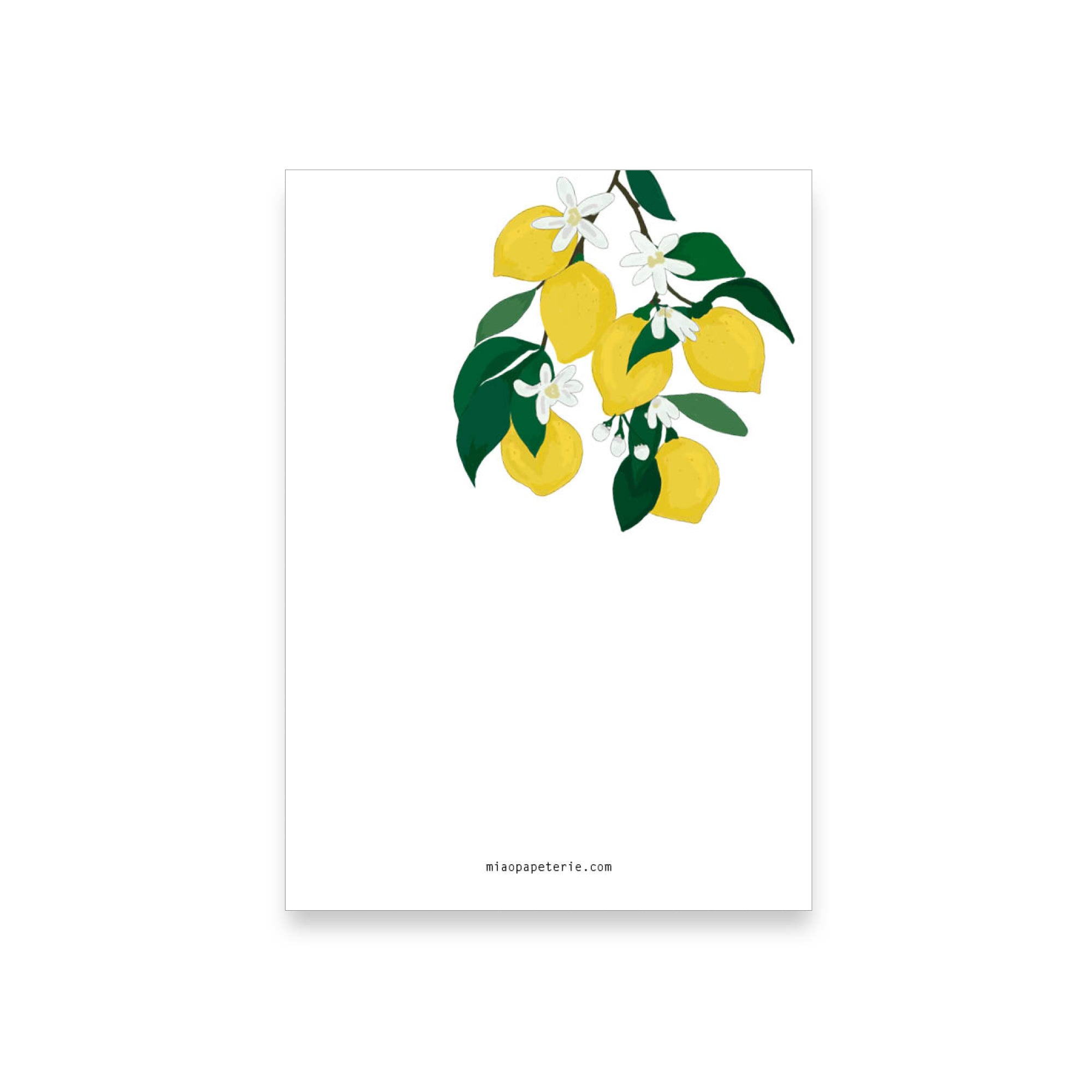 Lemon | Notizblock