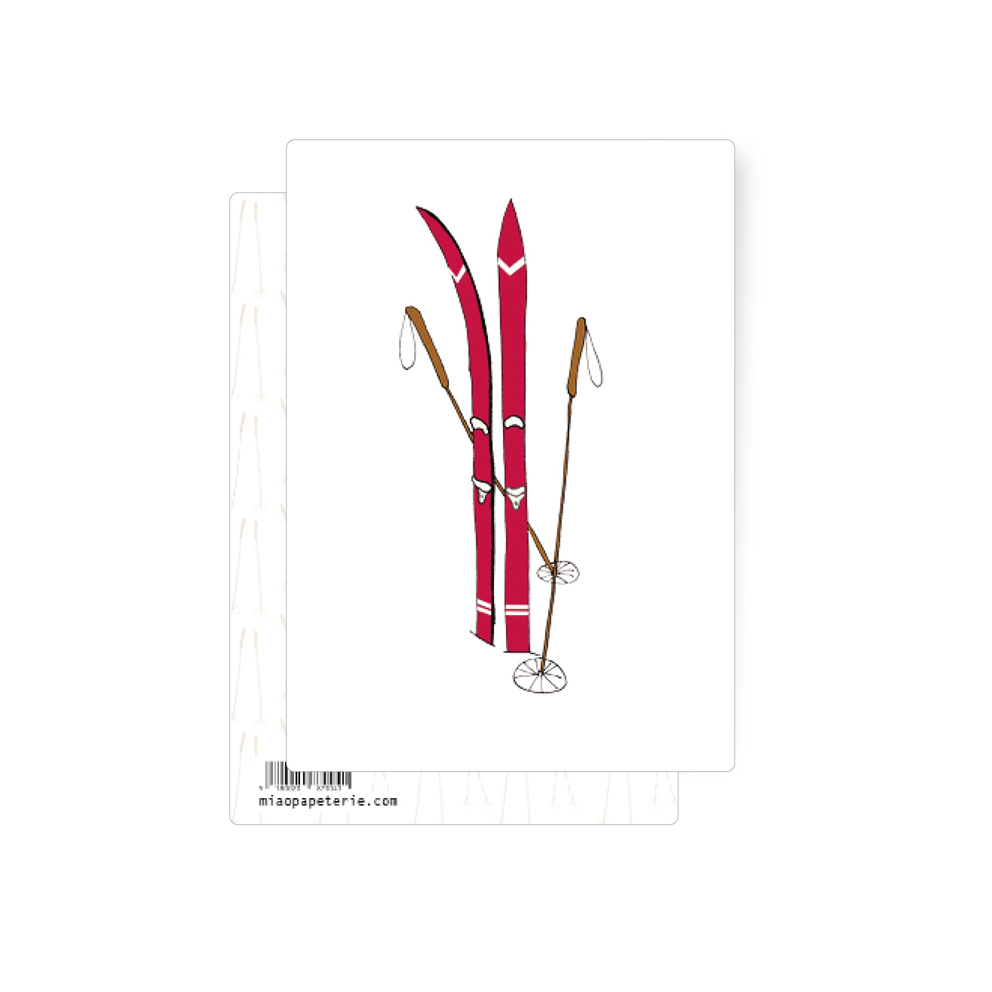 Ski | Postkarte