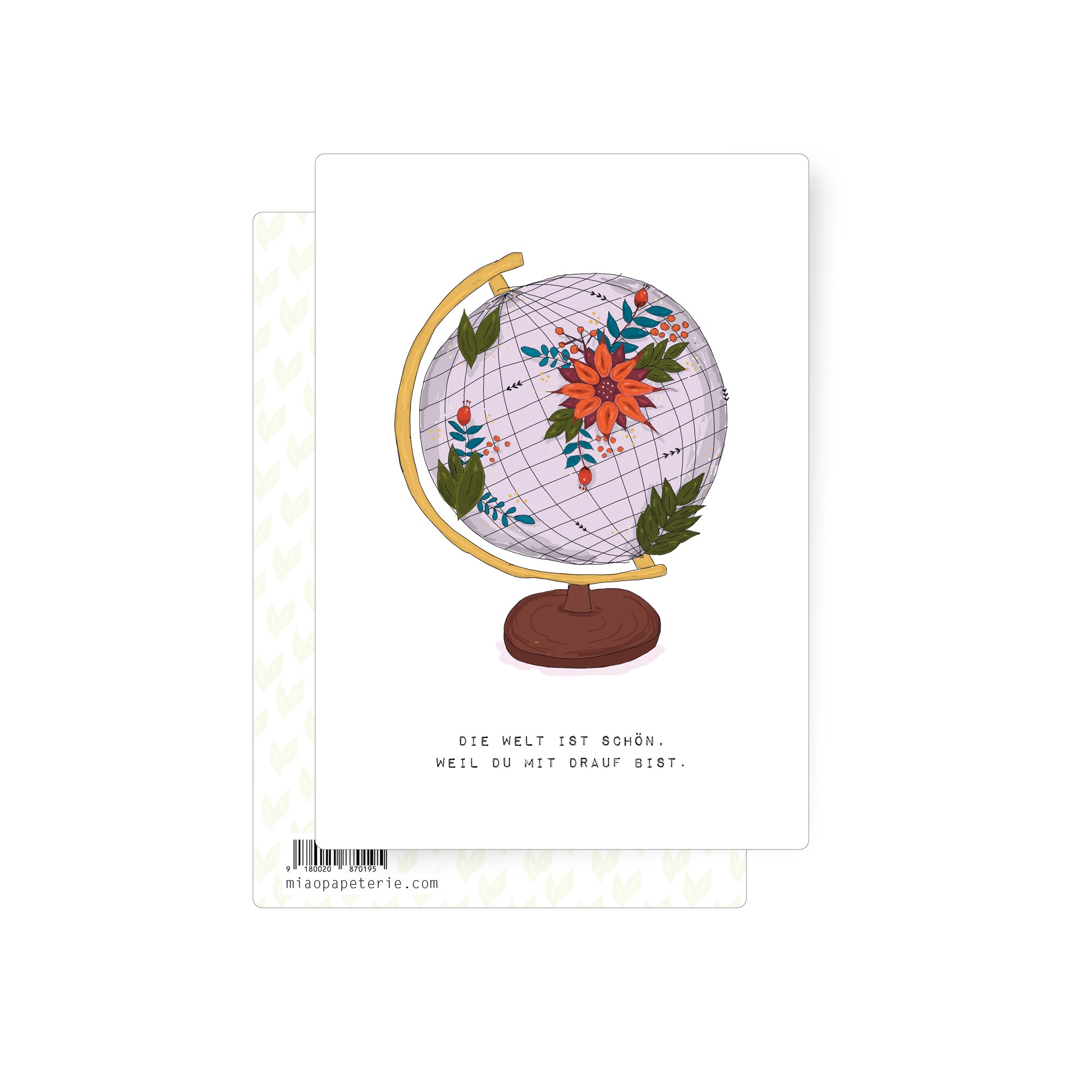 Globe | Postkarte