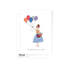 Dameballon | Postkarte