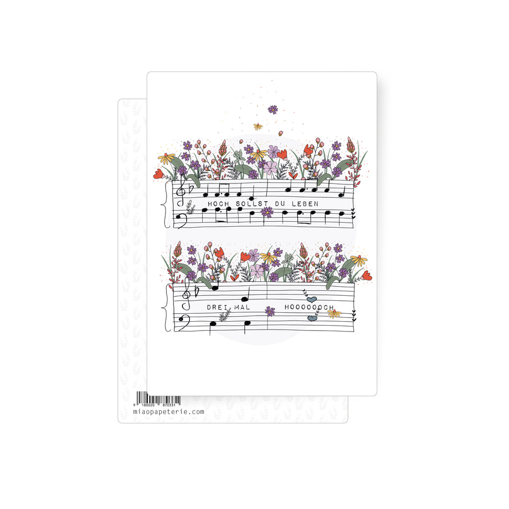 Musik | Postkarte