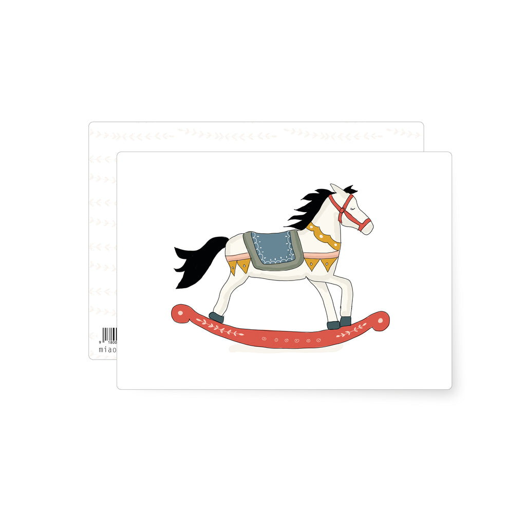 Schaukelpferd | Postkarte