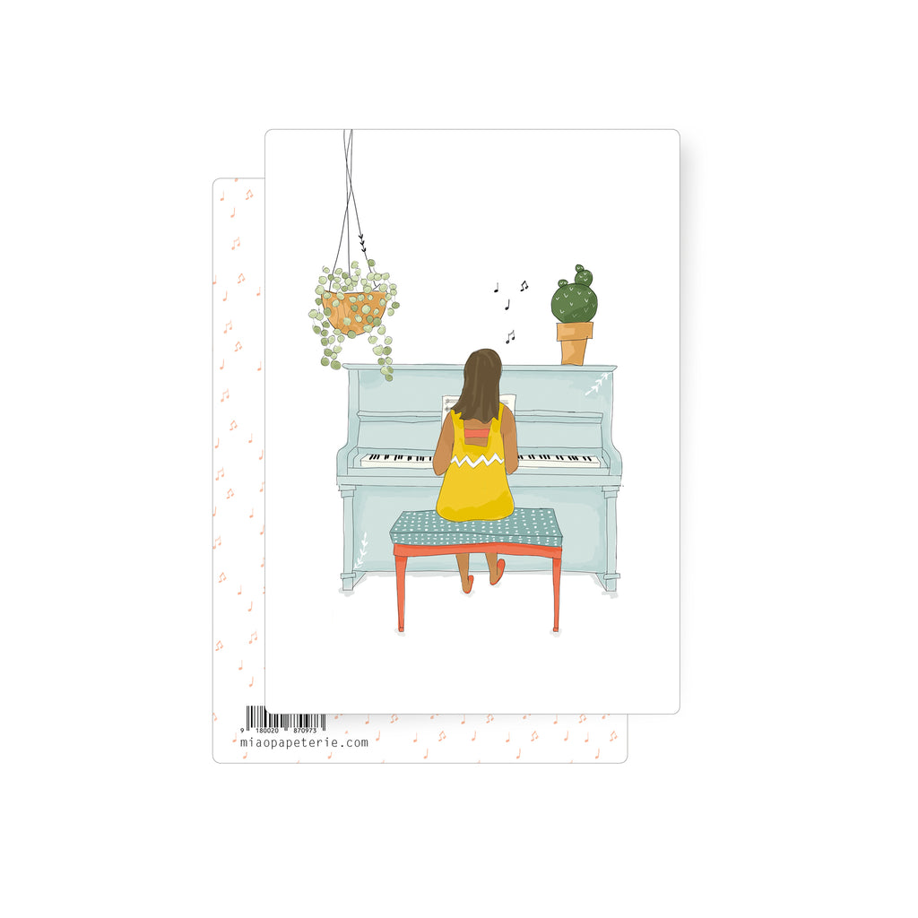 Piano | Postkarte