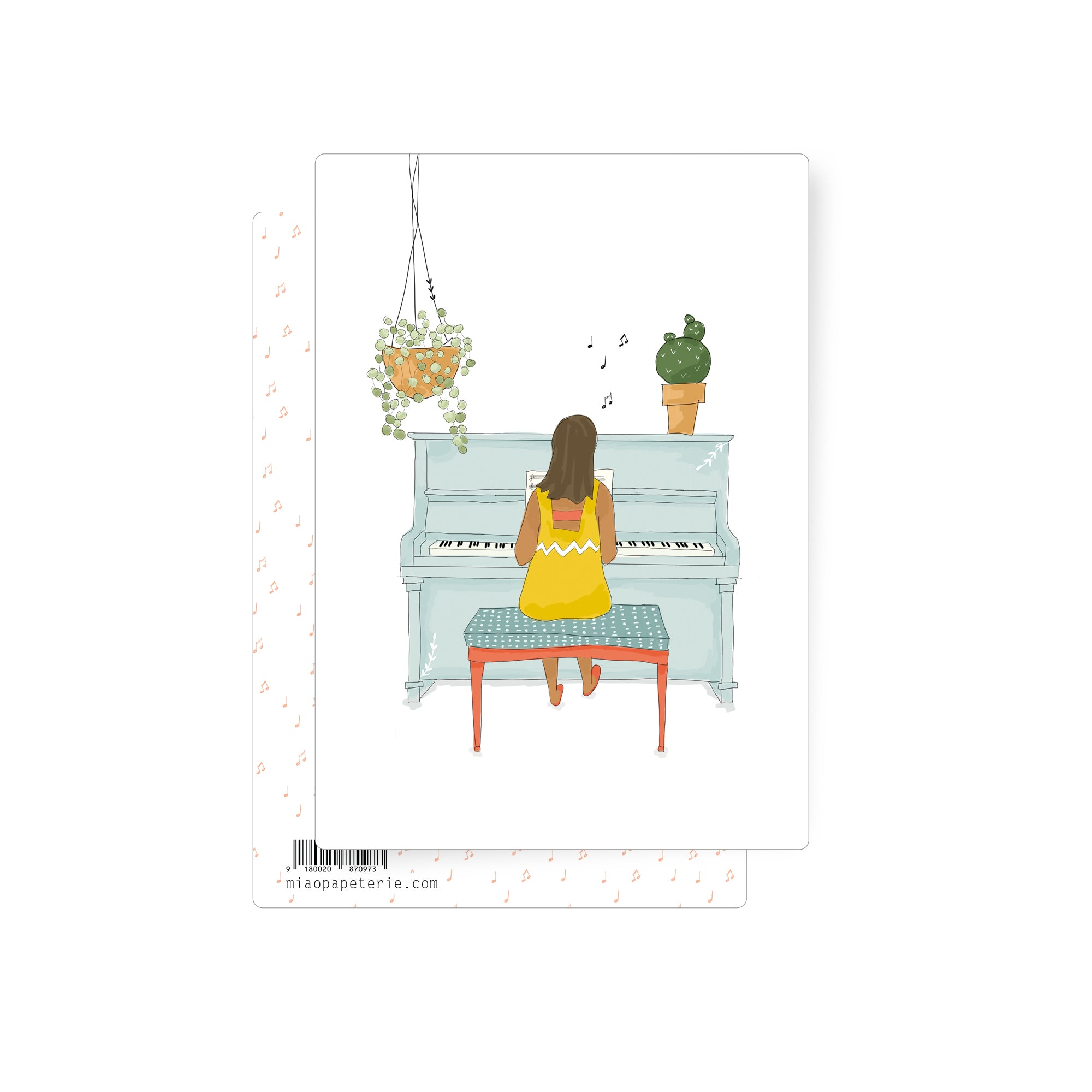 Piano | Postkarte