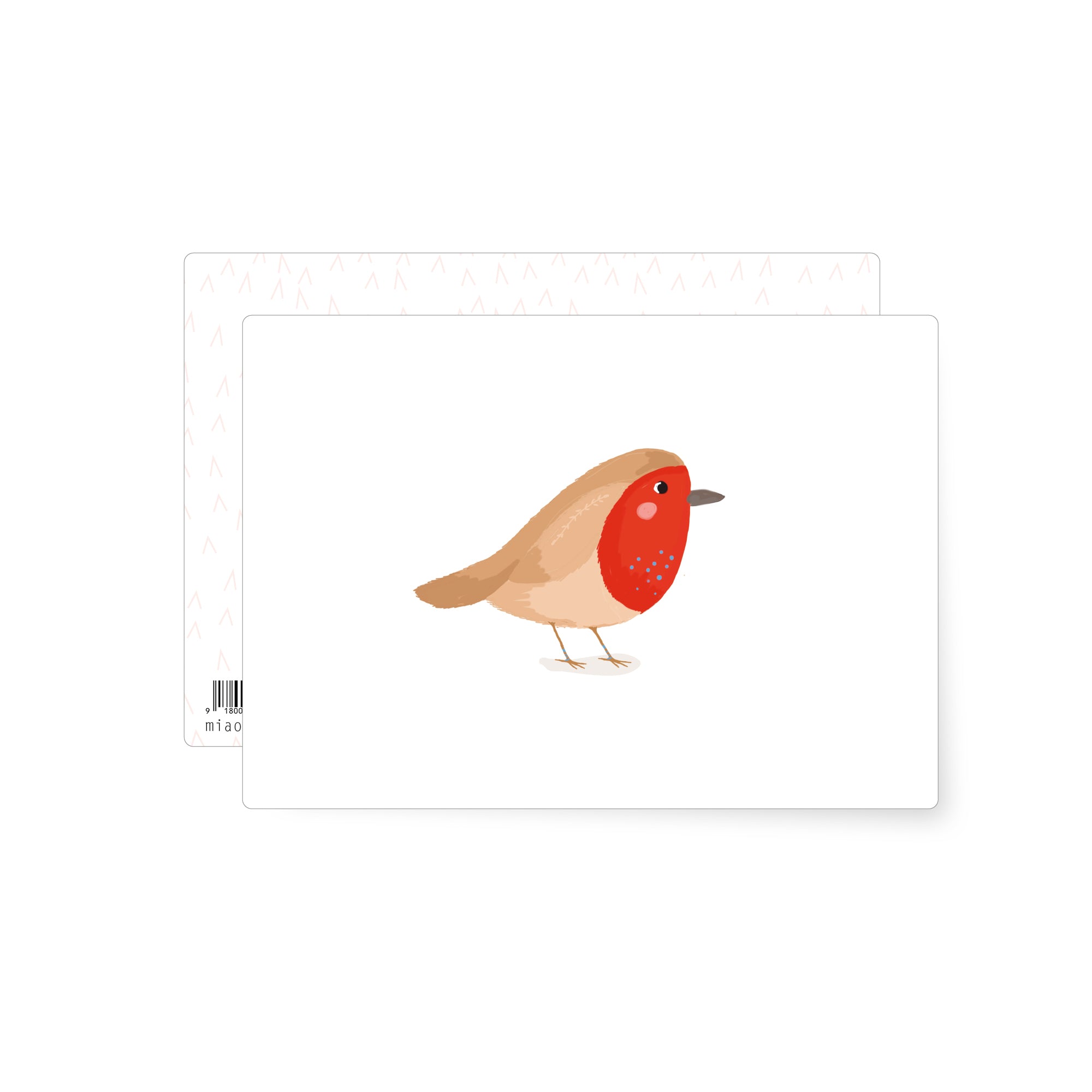 Rotkehl | Postkarte