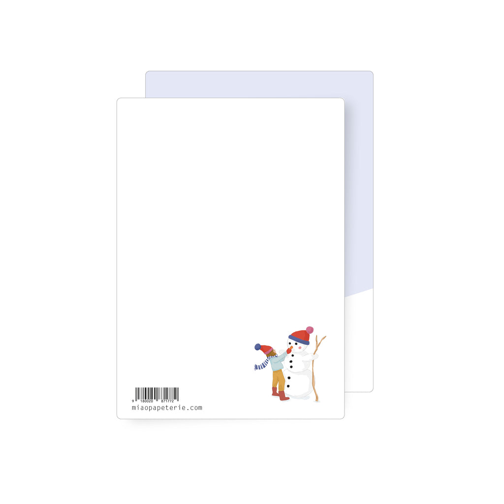 Schneemann | Postkarte