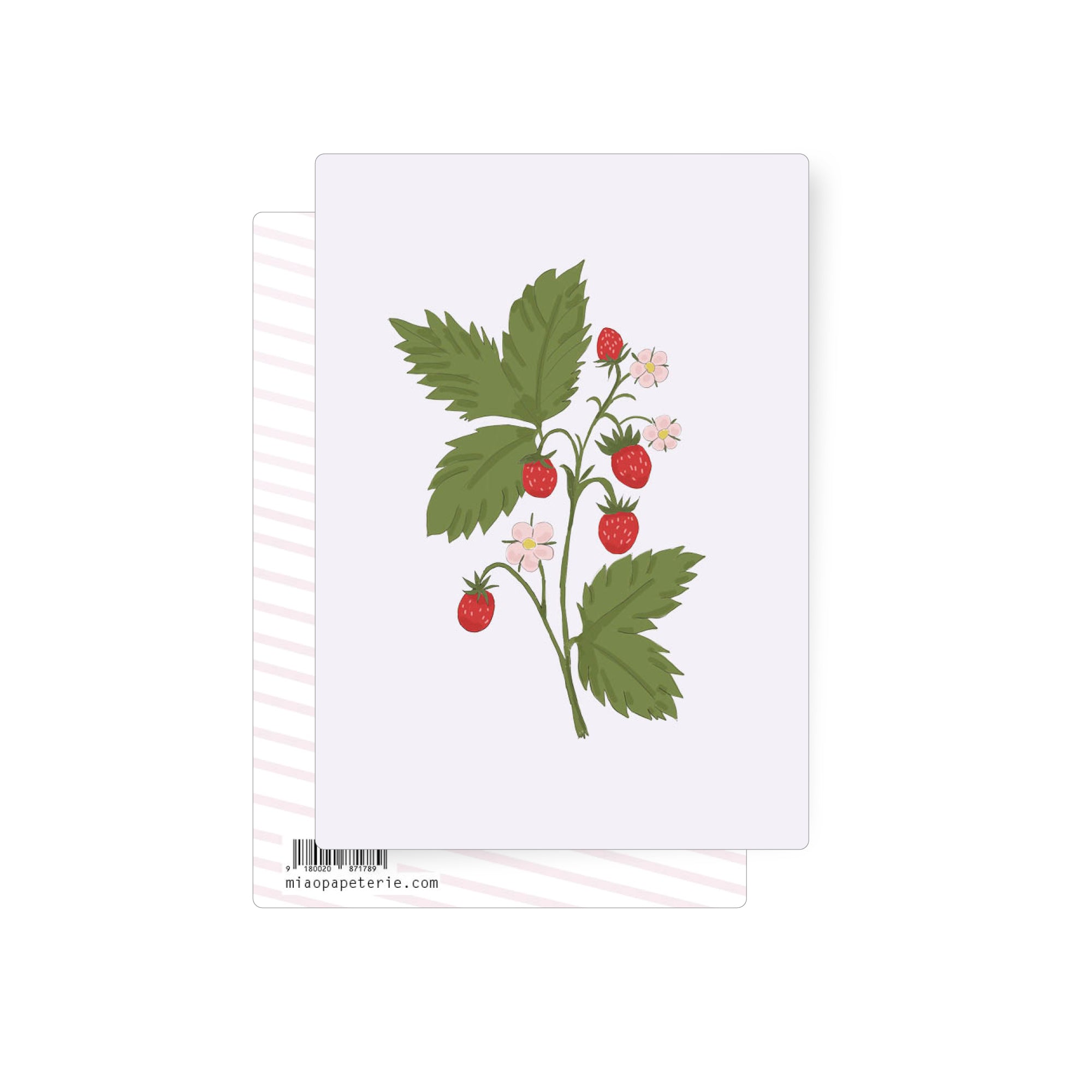 Erdbeer | Postkarte