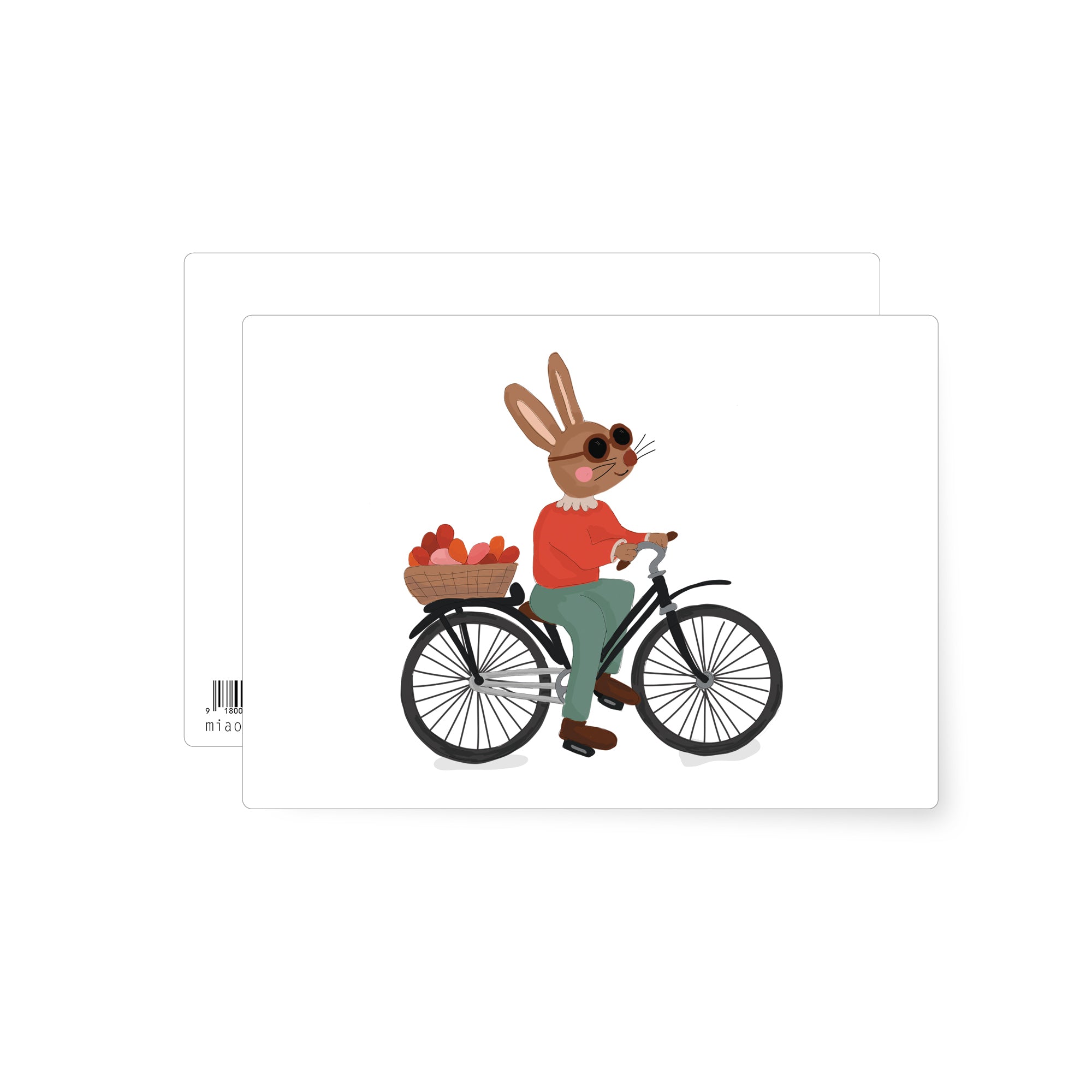 Radhase | Postkarte