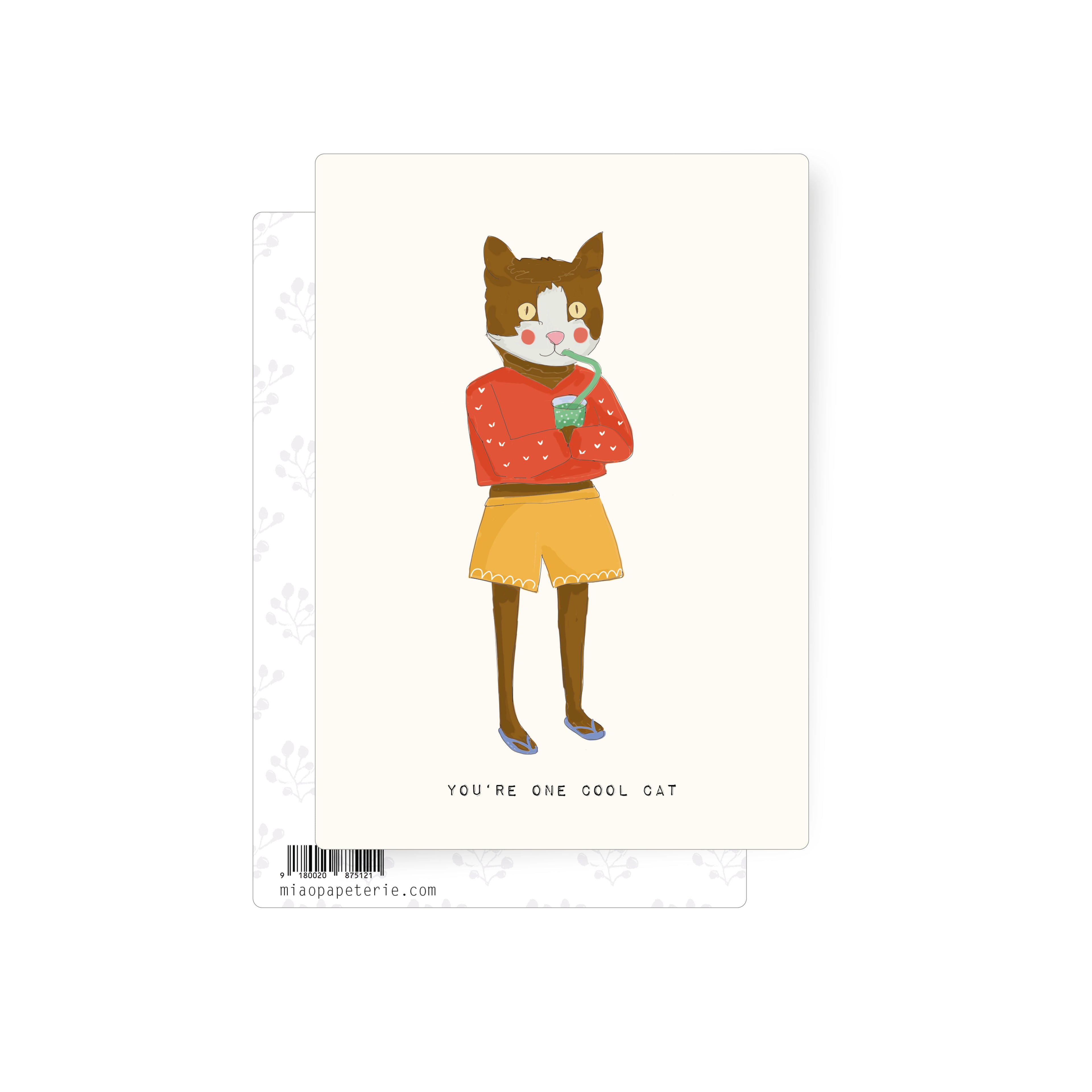 Catsummer | Postcard