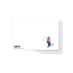 Schispringerin | Postkarte