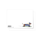 Weihnachtsdackel | Postkarte