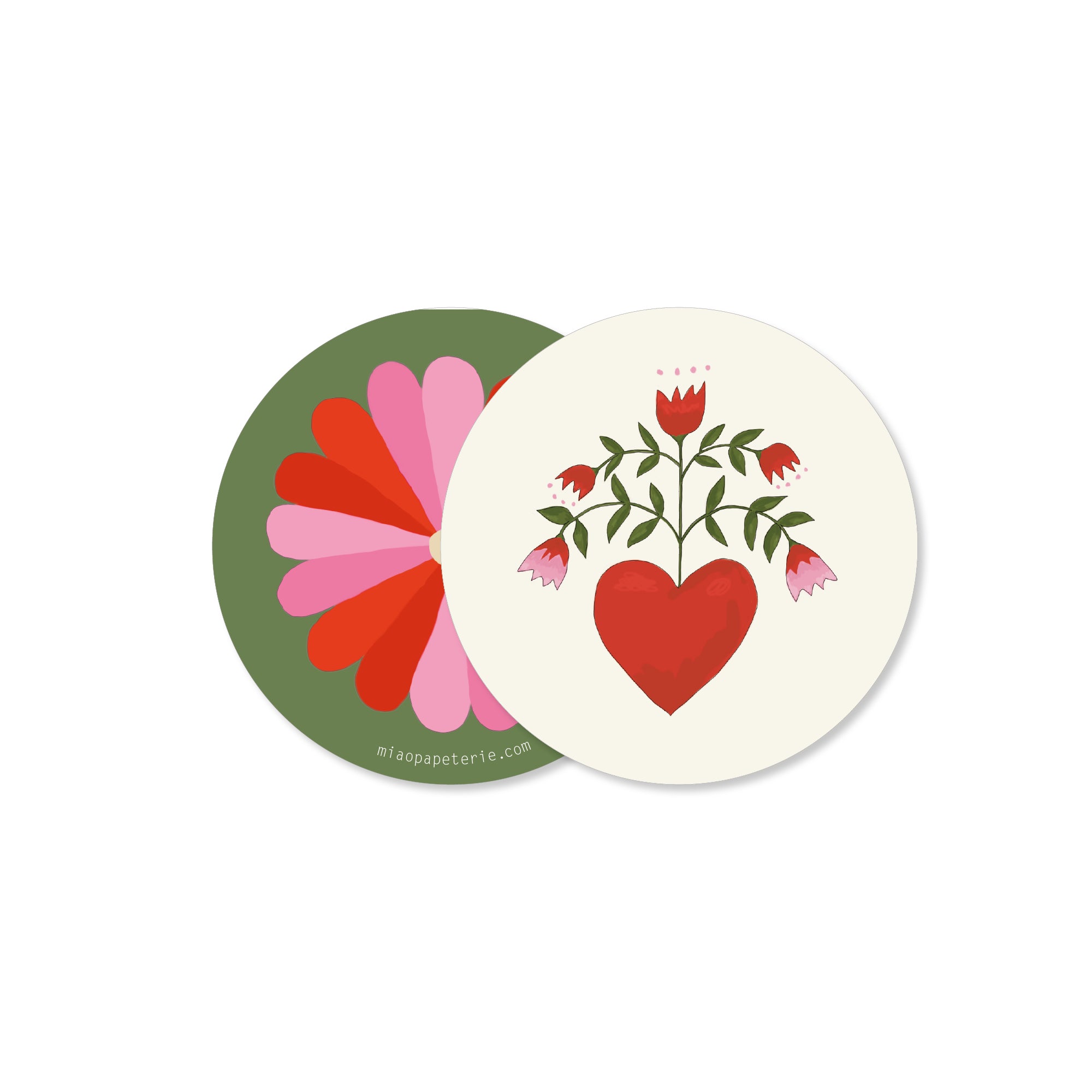 Herzblume | Untersetzer