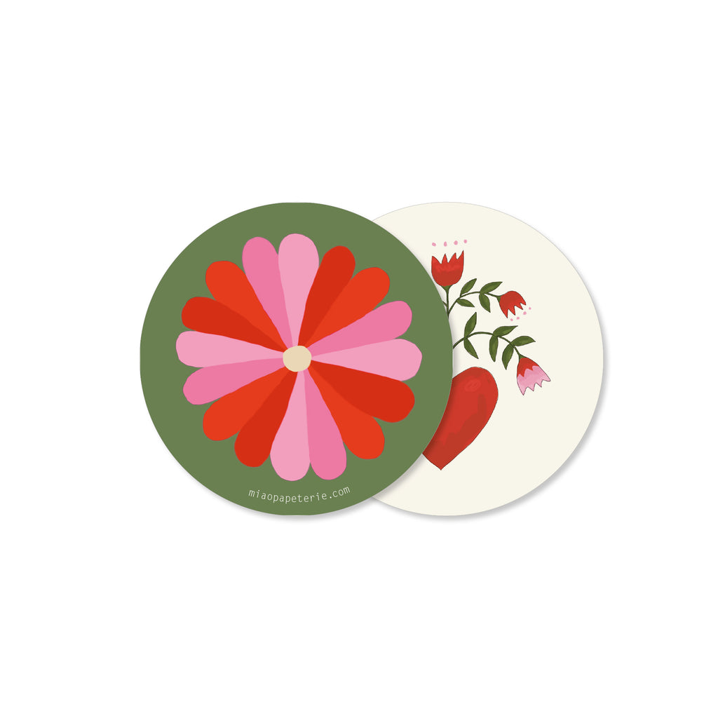 Herzblume | Untersetzer