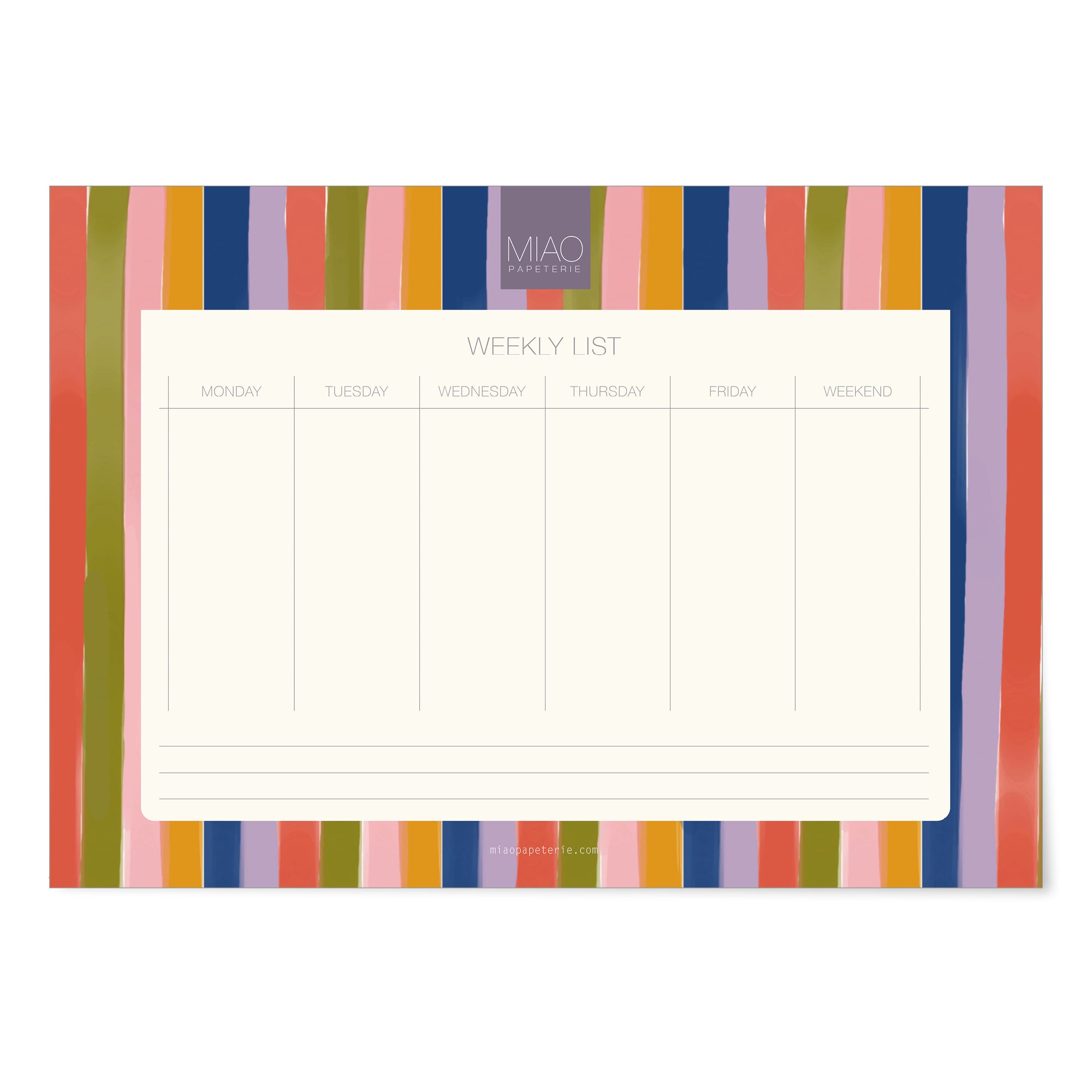 Stripes | Weekly List