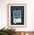 Weihnachtsfenster | Art Print A4